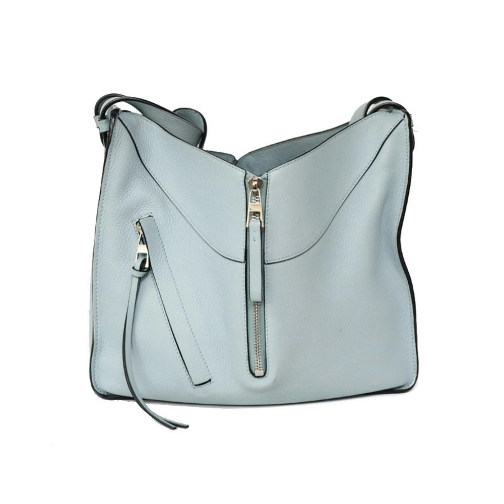 LOEWE Hammock Bag Blue Handbag Shoulder Leather